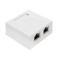 Розетка RJ-45 2-порта кат.5Е FTP LogicPower LP-214 Розетка RJ-45 2-порта кат.5Е FTP LogicPower LP-214