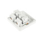 Розетка RJ-45 2-порта кат.5е UTP LogicPower LP-114 Розетка RJ-45 2-порта кат.5е UTP LogicPower LP-114