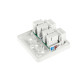 Розетка RJ-45 2-порта кат.5е UTP LogicPower LP-114 Розетка RJ-45 2-порта кат.5е UTP LogicPower LP-114