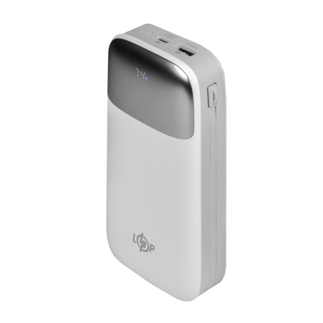 Зовнішній акумулятор (Power Bank) LogicPower LP PQ20 20000mAh 22.5W Зовнішній акумулятор (Power Bank) LogicPower LP PQ20 20000mAh 22.5W