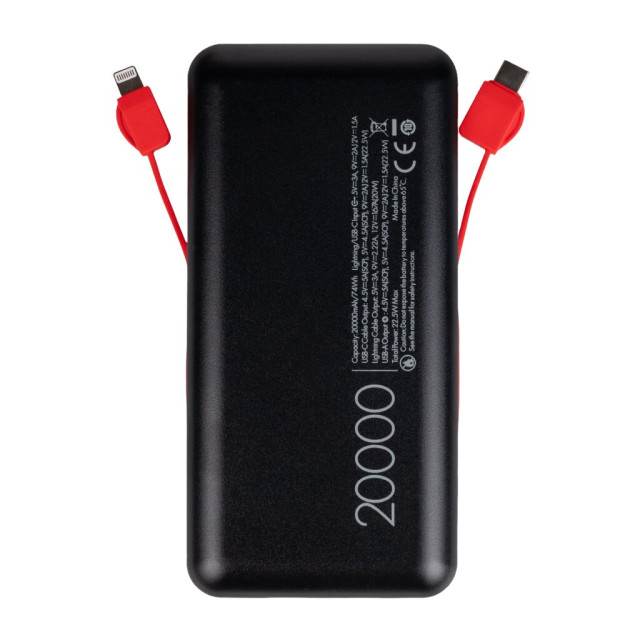 Зовнішній акумулятор (Power Bank) LogicPower LP PQ24 20000mAh 22.5W Зовнішній акумулятор (Power Bank) LogicPower LP PQ24 20000mAh 22.5W