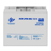 Аккумулятор мультигелевый AGM LogicPower LPM-MG 12V - 20 Ah для Mercedes Аккумулятор мультигелевый AGM LogicPower LPM-MG 12V - 20 Ah для Mercedes