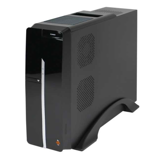 Компьютерный корпус LogicPower LP S608 BK 400W Slim 2xUSB 2.0