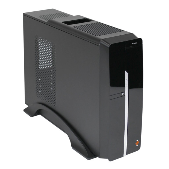Компьютерный корпус LogicPower LP S608 BK 400W Slim 2xUSB 2.0