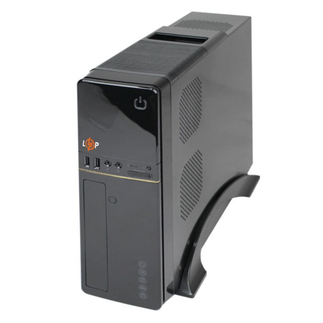 Корпус LogicPower LP S607 BK 400W Slim 2хUSB 2.0
