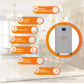 Система резервного живлення LogicPower LP Autonomic Basic FW 1000W (АКБ 3600Wh) Графіт глянець Система резервного живлення LogicPower LP Autonomic Basic FW 1000W (АКБ 3600Wh) Графіт глянець