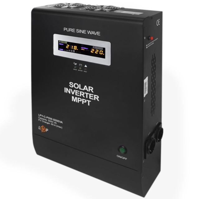 Cонячний інвертор (ДБЖ) LogicPower LPY-C-PSW-5000VA (3500W) MPPT48V Cонячний інвертор (ДБЖ) LogicPower LPY-C-PSW-5000VA (3500W) MPPT48V