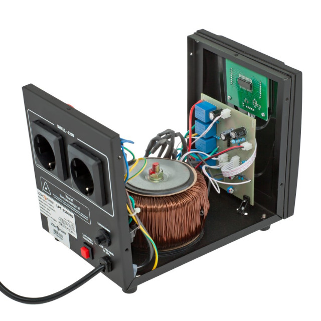 Стабілізатор напруги LogicPower LPT-1500RD BLACK (1050W) Стабілізатор напруги LogicPower LPT-1500RD BLACK (1050W)