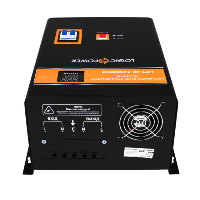 Стабілізатор напруги LogicPower LPT-W-12000RD BLACK (8400W) Стабілізатор напруги LogicPower LPT-W-12000RD BLACK (8400W)