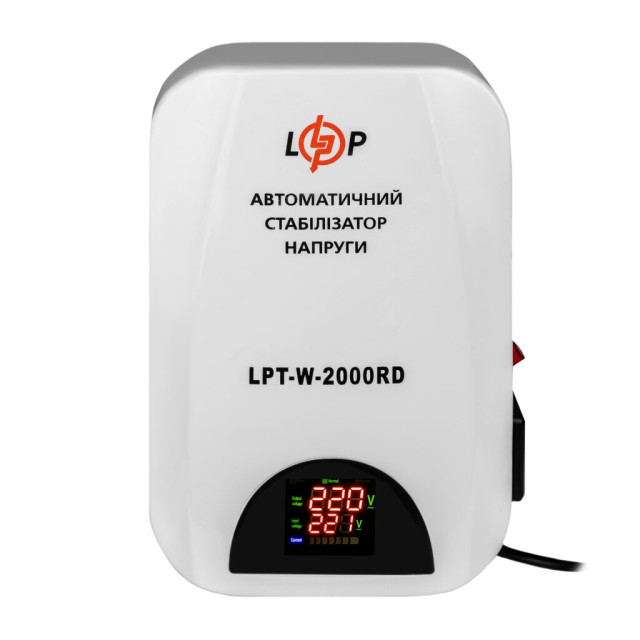Стабилизатор напряжения LogicPower LPT-W-2000RD (1400Вт) Стабилизатор напряжения LogicPower LPT-W-2000RD (1400Вт)