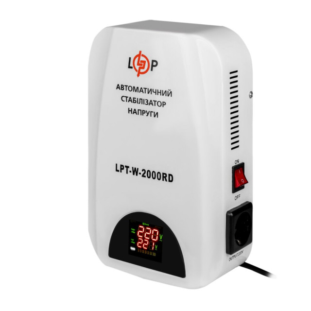 Стабилизатор напряжения LogicPower LPT-W-2000RD (1400Вт) Стабилизатор напряжения LogicPower LPT-W-2000RD (1400Вт)