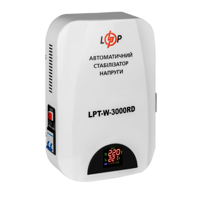 Стабілізатор напруги LogicPower LPT-W-3000RD (2100Вт) Стабілізатор напруги LogicPower LPT-W-3000RD (2100Вт)
