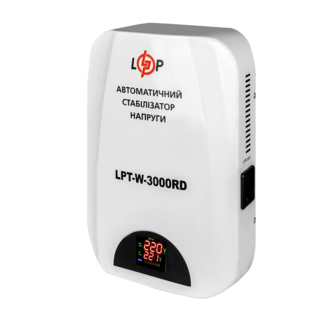 Стабілізатор напруги LogicPower LPT-W-3000RD (2100Вт) Стабілізатор напруги LogicPower LPT-W-3000RD (2100Вт)