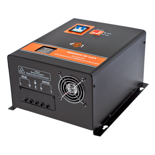 Стабілізатор напруги LogicPower LPT-W-5000RD BLACK (3500W) Стабілізатор напруги LogicPower LPT-W-5000RD BLACK (3500W)