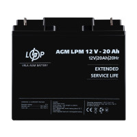 Акция. Аккумулятор AGM LogicPower LPM 12V - 20 Ah