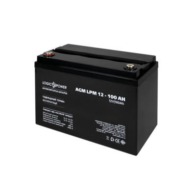 Аккумулятор AGM LogicPower LPM 12V - 100 Ah Аккумулятор AGM LogicPower LPM 12V - 100 Ah