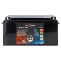 Акумулятор для автомобіля літієвий LogicPower LP LiFePO4 12V - 130 Ah (+ слева)