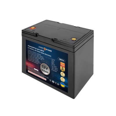 Аккумулятор для ИБП LogicPower LP LiFePO4 12V - 105 Ah (BMS 80A/40А)