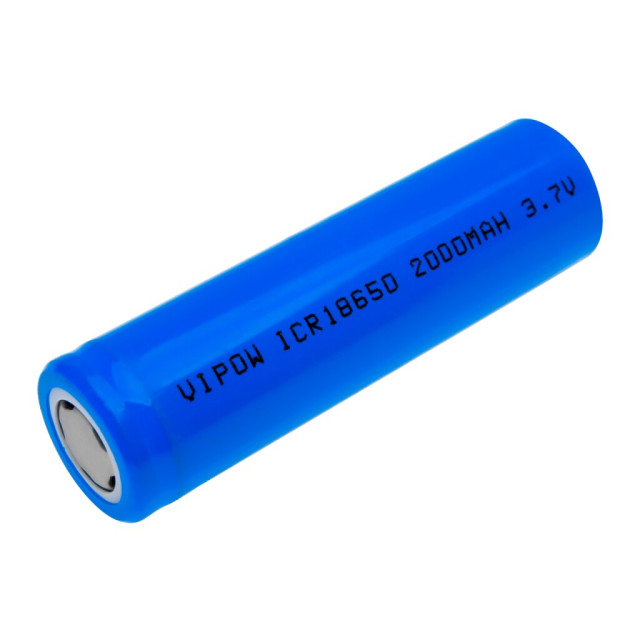 Аккумулятор Li-ion 18650 2 Ah - 3.7V (VIPOW) Аккумулятор Li-ion 18650 2 Ah - 3.7V (VIPOW)