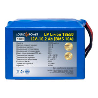 Аккумулятор LogicPower LP Li-ion 18650 12V - 10.2 Ah (BMS 10A) Аккумулятор LogicPower LP Li-ion 18650 12V - 10.2 Ah (BMS 10A)