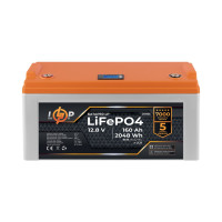 Аккумулятор LogicPower LP LiFePO4 12,8V - 160 Ah (2048Wh) (BMS 150A/75А) пластик LCD для ИБП Аккумулятор LogicPower LP LiFePO4 12,8V - 160 Ah (2048Wh) (BMS 150A/75А) пластик LCD для ИБП
