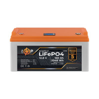 Аккумулятор LogicPower LP LiFePO4 12,8V - 160 Ah (2048Wh) (BMS 200A/100А) пластик LCD Smart BT Аккумулятор LogicPower LP LiFePO4 12,8V - 160 Ah (2048Wh) (BMS 200A/100А) пластик LCD Smart BT