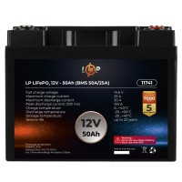 Аккумулятор LogicPower LP LiFePO4 12V (12,8V) - 50 Ah (640Wh) (BMS 50A/25A) Аккумулятор LogicPower LP LiFePO4 12V (12,8V) - 50 Ah (640Wh) (BMS 50A/25A)
