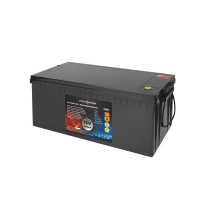 Аккумулятор LogicPower LP LiFePO4 12V - 300 Ah (BMS 80A/40А) пластик Аккумулятор LogicPower LP LiFePO4 12V - 300 Ah (BMS 80A/40А) пластик