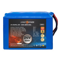 Аккумулятор LogicPower LP LiFePO4 24V - 30 Ah (BMS 20A) Аккумулятор LogicPower LP LiFePO4 24V - 30 Ah (BMS 20A)