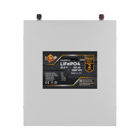 Акумулятор LogicPower LP LiFePO4 25,6V - 100 Ah (2560Wh) (BMS 80A/40А) метал для ДБЖ