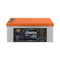 Акумулятор LogicPower LP LiFePO4 25,6V - 160 Ah (4096Wh) (BMS 150A/75А) пластик LCD