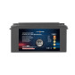 Акумулятор LogicPower LP LiFePO4 для ДБЖ 12V - 100 Ah (BMS 80A/40А) пластик