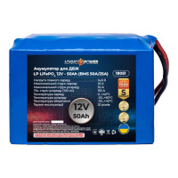 Аккумулятор LogicPower LP LiFePO4 для ИБП 12V - 50 Ah (BMS 50A/25А)