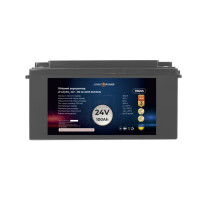 Акумулятор LogicPower LP LiFePO4 для ДБЖ 24V - 100 Ah (BMS 60A/30А) пластик