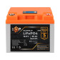 Акумулятор LogicPower LP LiFePO4 для ДБЖ LCD 12V (12,8) - 50 Ah (640Wh) (BMS 80A/40A) пластик