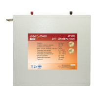 Аккумулятор LogicPower LP LTO 24V - 40 Ah (BMS 150A) металл