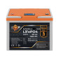 Акумулятор LogicPower LP LiFePO4 12,8V - 100 Ah (1280Wh) (BMS 100A/100А) пластик LCD Smart BT Акумулятор LogicPower LP LiFePO4 12,8V - 100 Ah (1280Wh) (BMS 100A/100А) пластик LCD Smart BT