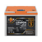 Акумулятор LogicPower LP LiFePO4 12,8V - 100 Ah (1280Wh) (BMS 100A/50А) пластик LCD для ДБЖ