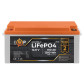 Акумулятор LogicPower LP LiFePO4 12,8V - 100 Ah (1280Wh) (BMS 80A/40A) пластик для ИБП