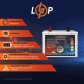 Аккумулятор LogicPower LP LiFePO4 12V - 90 Ah (BMS 30A/15A) металл
