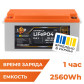 Акумулятор LogicPower LP LiFePO4 25,6V - 100 Ah (2560Wh) (BMS 150A/75А) пластик для ДБЖ Акумулятор LogicPower LP LiFePO4 25,6V - 100 Ah (2560Wh) (BMS 150A/75А) пластик для ДБЖ