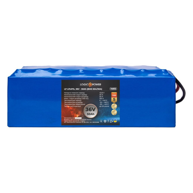 Аккумулятор LogicPower LP LiFePO4 36V (38,4V) - 50 Ah (1920Wh) (BMS 50А/30A)