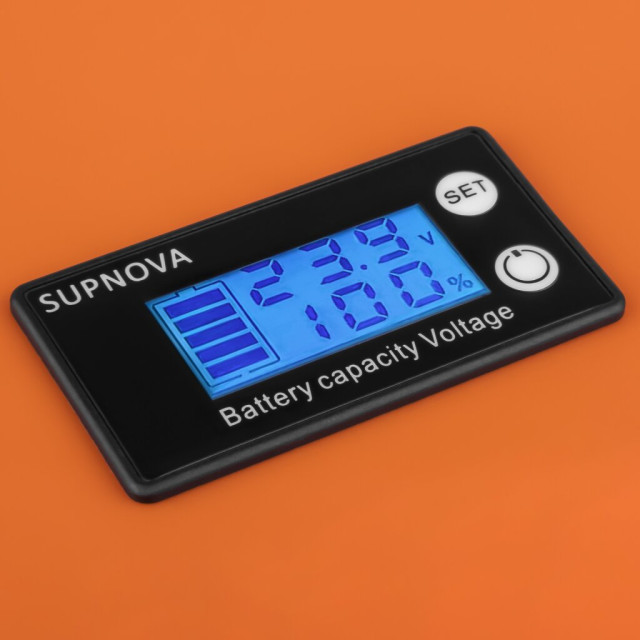 Акумулятор LogicPower LP LiFePO4 LCD 12V (12,8V) - 230 Ah (2944Wh) (BMS 150A/75A) пластик