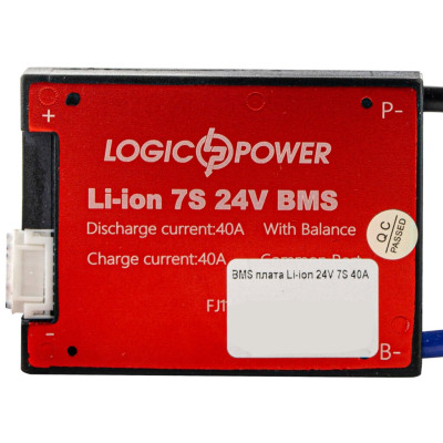 BMS плата LogicPower LP Li-ion 24V 7S 40A симметрия BMS плата LogicPower LP Li-ion 24V 7S 40A симметрия