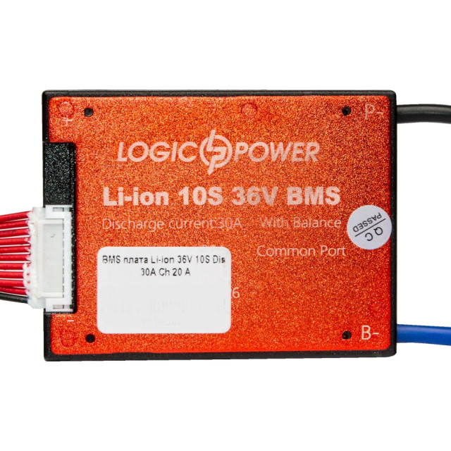 BMS плата Li-ion 36V 10S 30А симметрия BMS плата Li-ion 36V 10S 30А симметрия