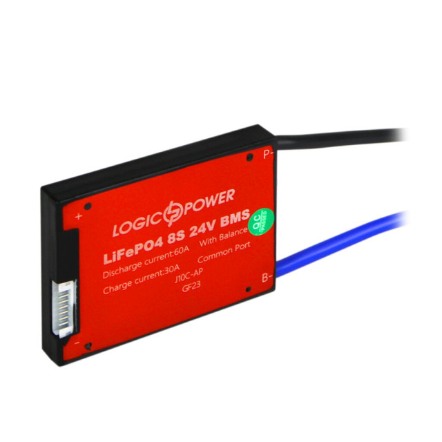 BMS плата LogicPower LP LiFePO4 24V 8S Dis 60A Ch 30A BMS плата LogicPower LP LiFePO4 24V 8S Dis 60A Ch 30A