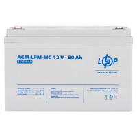 БВ Акумулятор мультигелевий LogicPower LPM-MG 12V - 80 Ah