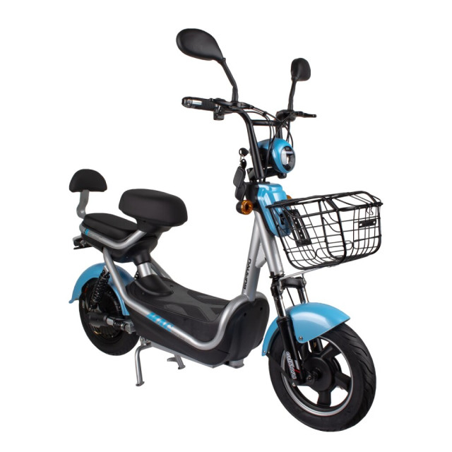 Електричний мопед CITY gy-4 350W/48V/20AH(MG) (серо-голубой) Електричний мопед CITY gy-4 350W/48V/20AH(MG) (серо-голубой)
