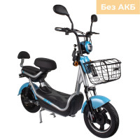Электрический мопед CITY gy-4 350W/48V (серо-голубой)