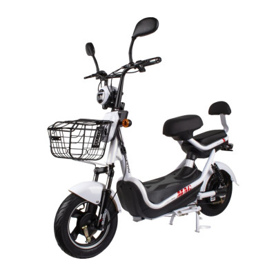Электрический мопед CITY gy-4 500W/48V/20AH(DZM) (белый) Электрический мопед CITY gy-4 500W/48V/20AH(DZM) (белый)